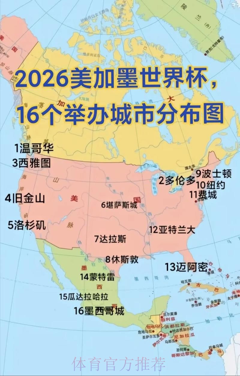 2026世界杯美加墨举办城市